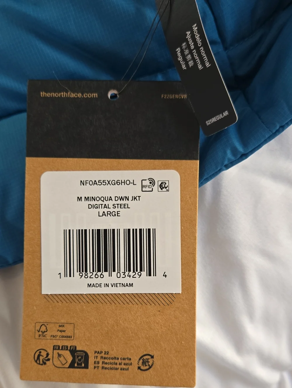 NWT! North Face Minocqua Down Jacket! Perfect! Size Large.